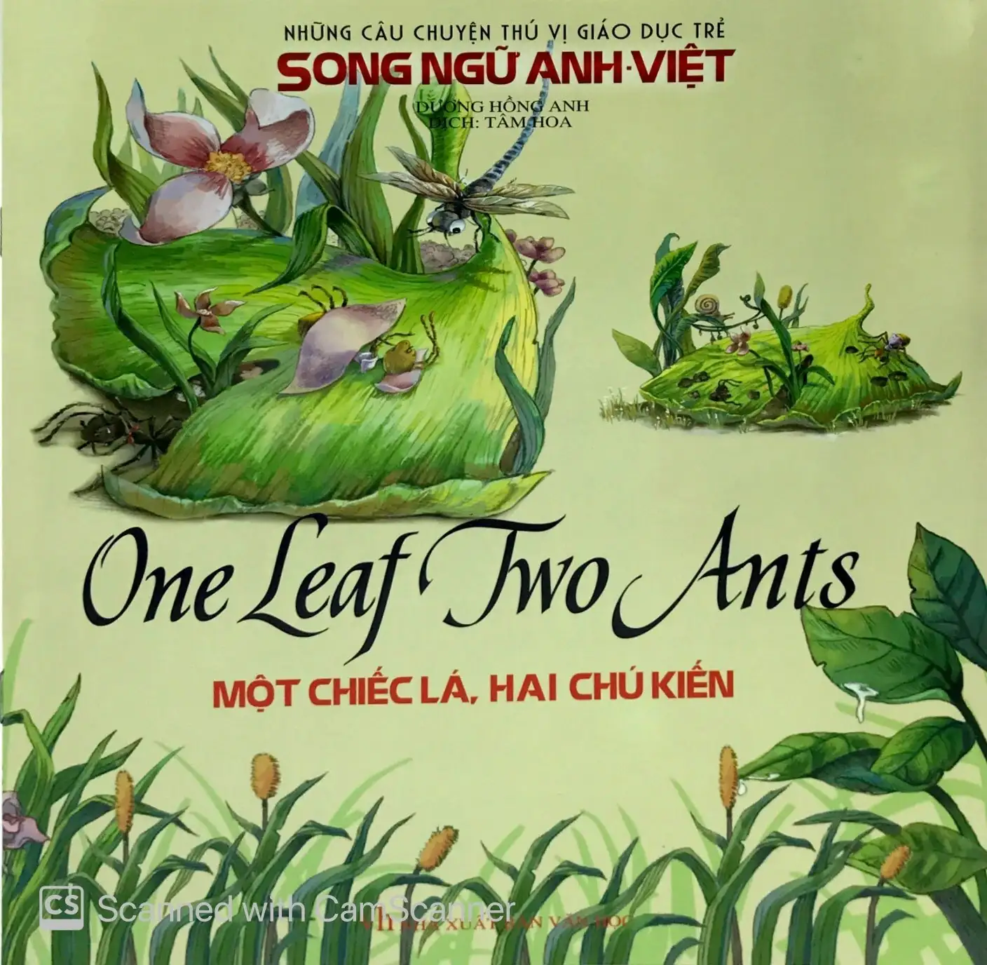 Những Câu Chuyện Thú Vị Giáo Dục Trẻ - Một Chiếc Lá, Hai Chú Kiến (Song Ngữ Anh - Việt)