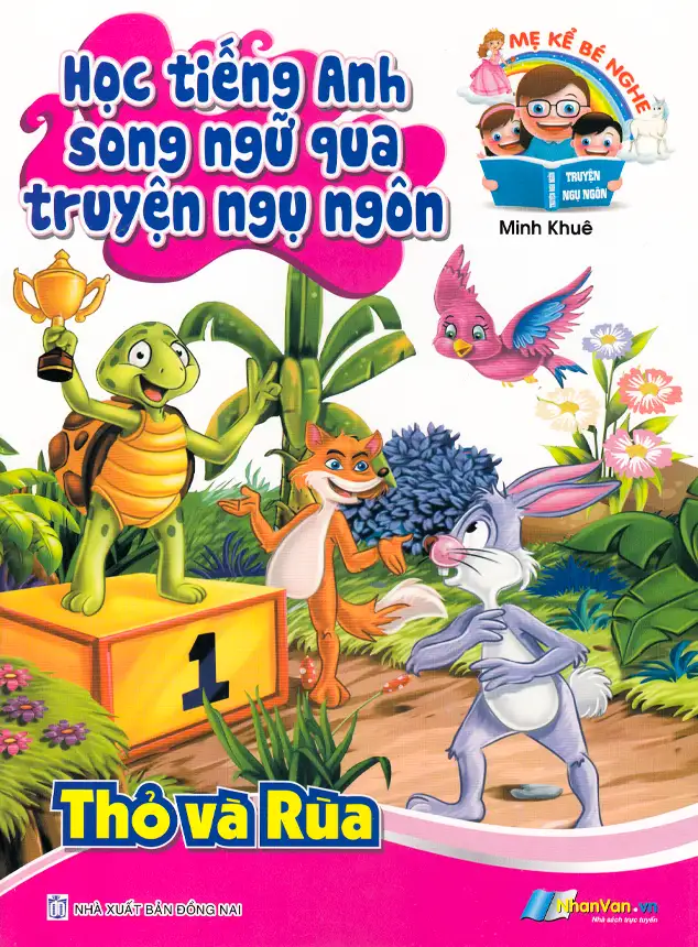 Học Tiếng Anh Song Ngữ Qua Truyện Ngụ Ngôn - Thỏ Và Rùa
