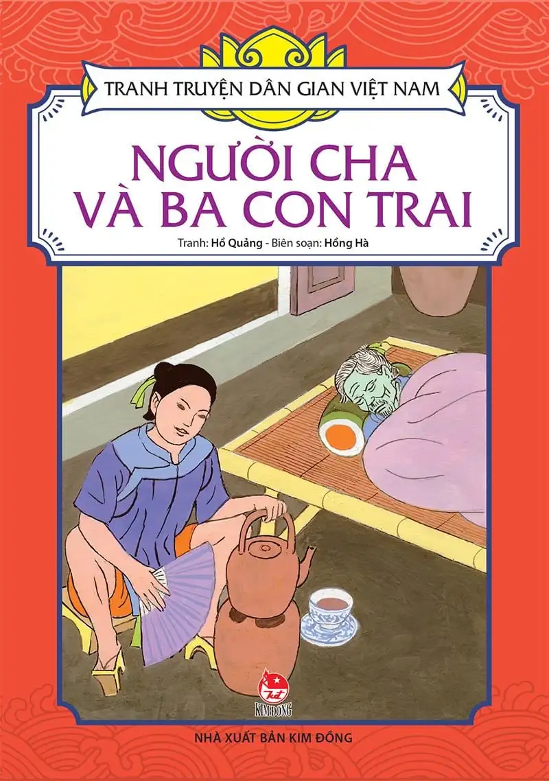 Tranh truyện dân gian Việt Nam - Người cha và ba con trai