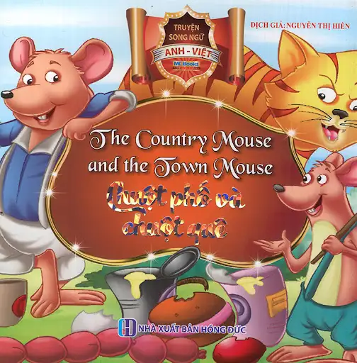 Truyện song ngữ Anh Việt - The country mouse and the town mouse - Chuột phố và chuột quê