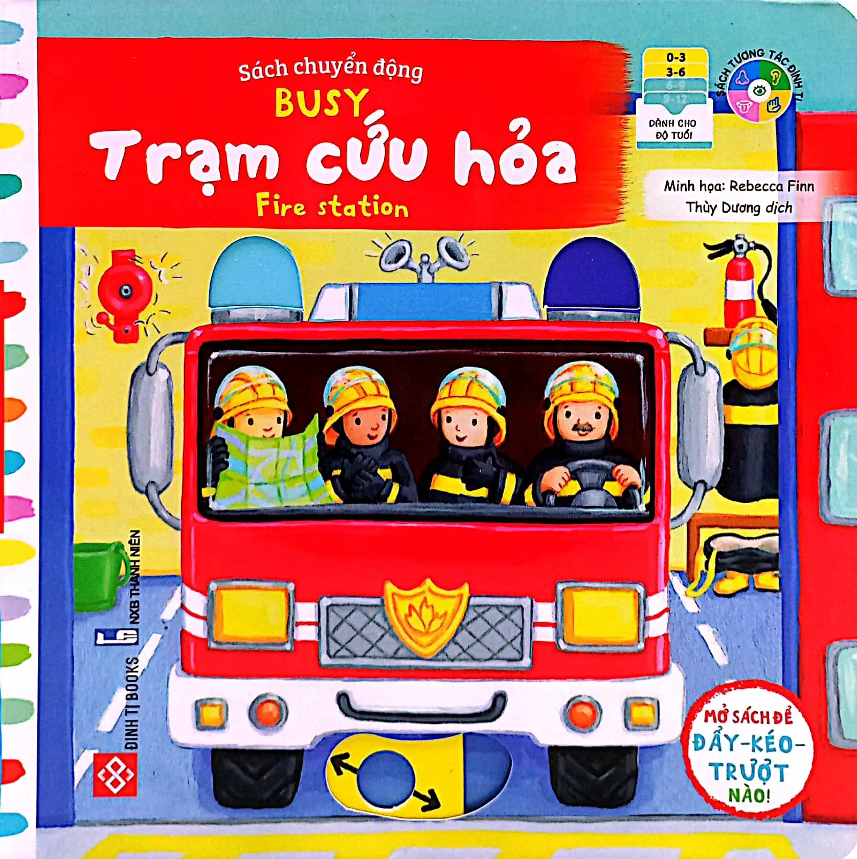 Sách Chuyển Động - Busy - Fire Station - Trạm Cứu Hỏa