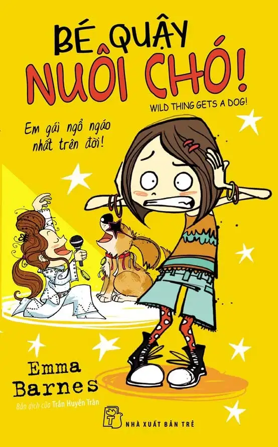 Bé quậy nuôi chó!