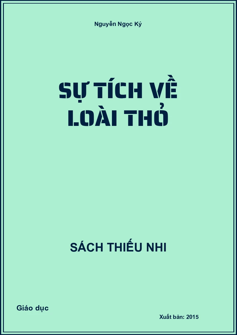 Sự tích về loài thỏ