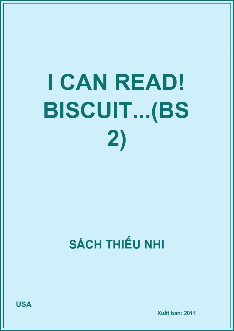 I CAN READ! Biscuit...(BS2)