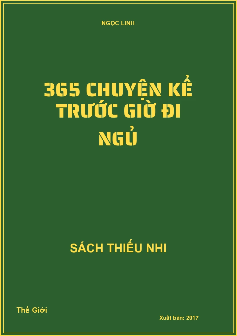 365 chuyện kể trước giờ đi ngủ