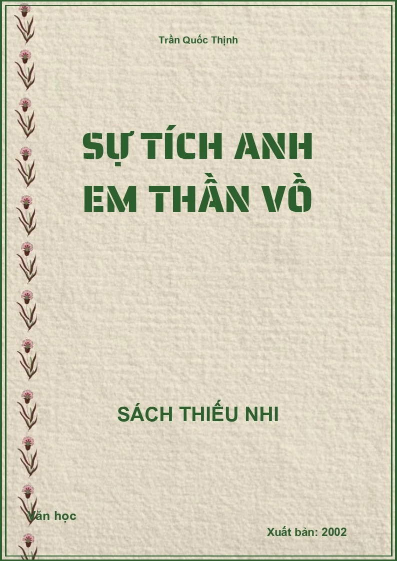 Sự tích anh em thần vồ