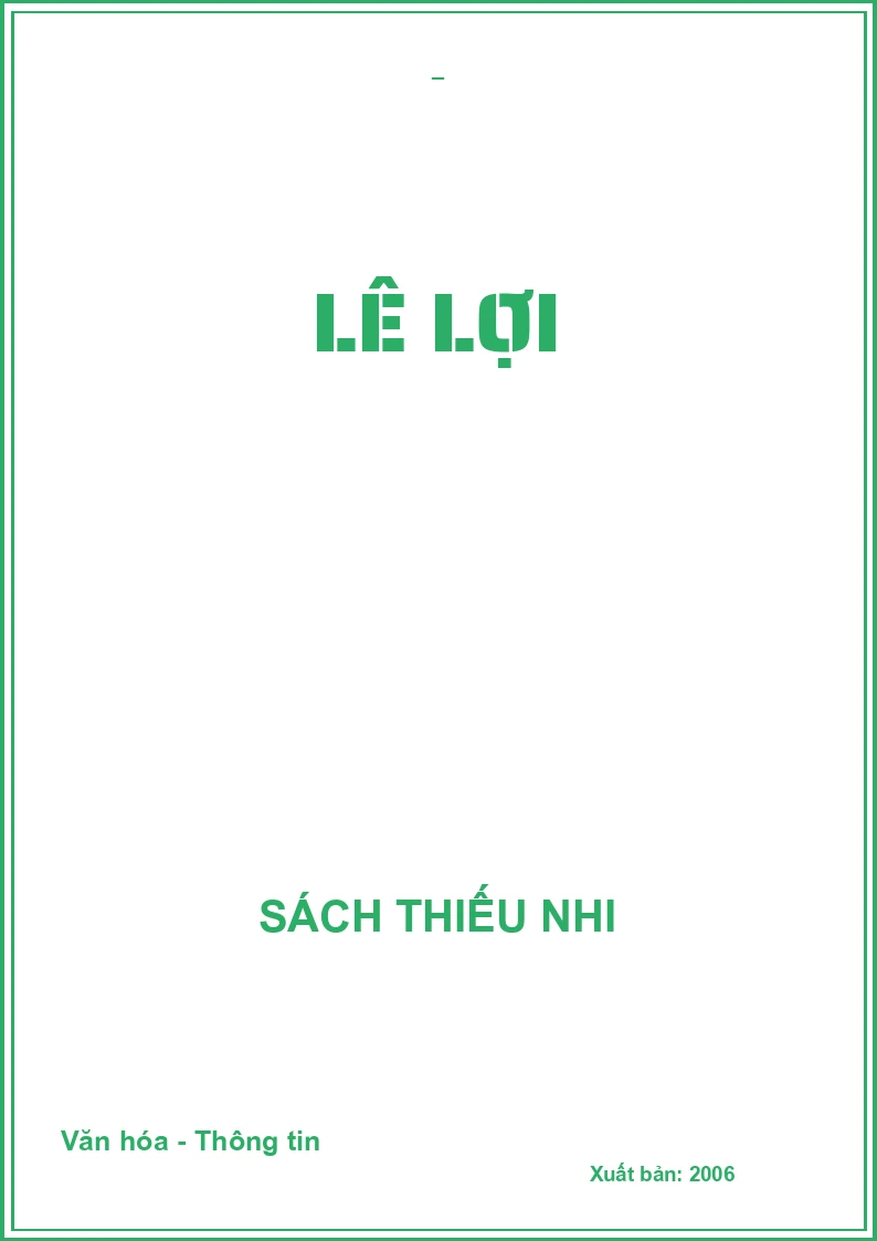 Lê Lợi
