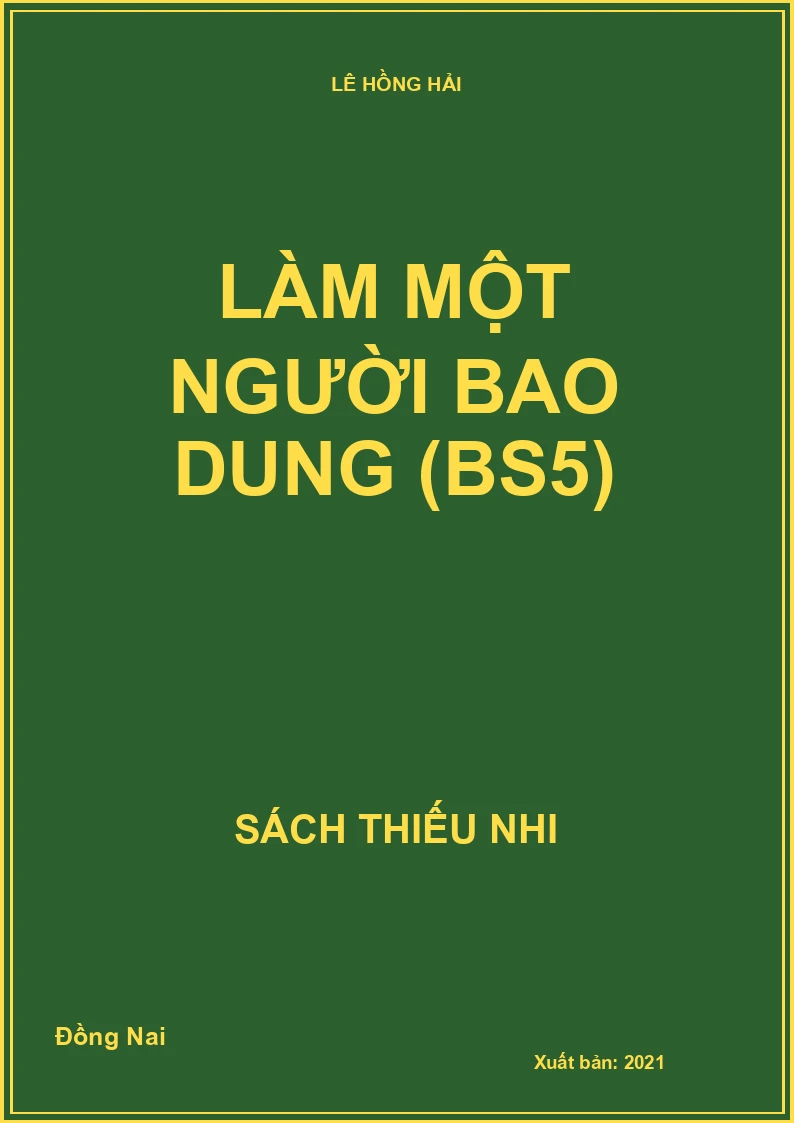 Làm Một Người Bao Dung