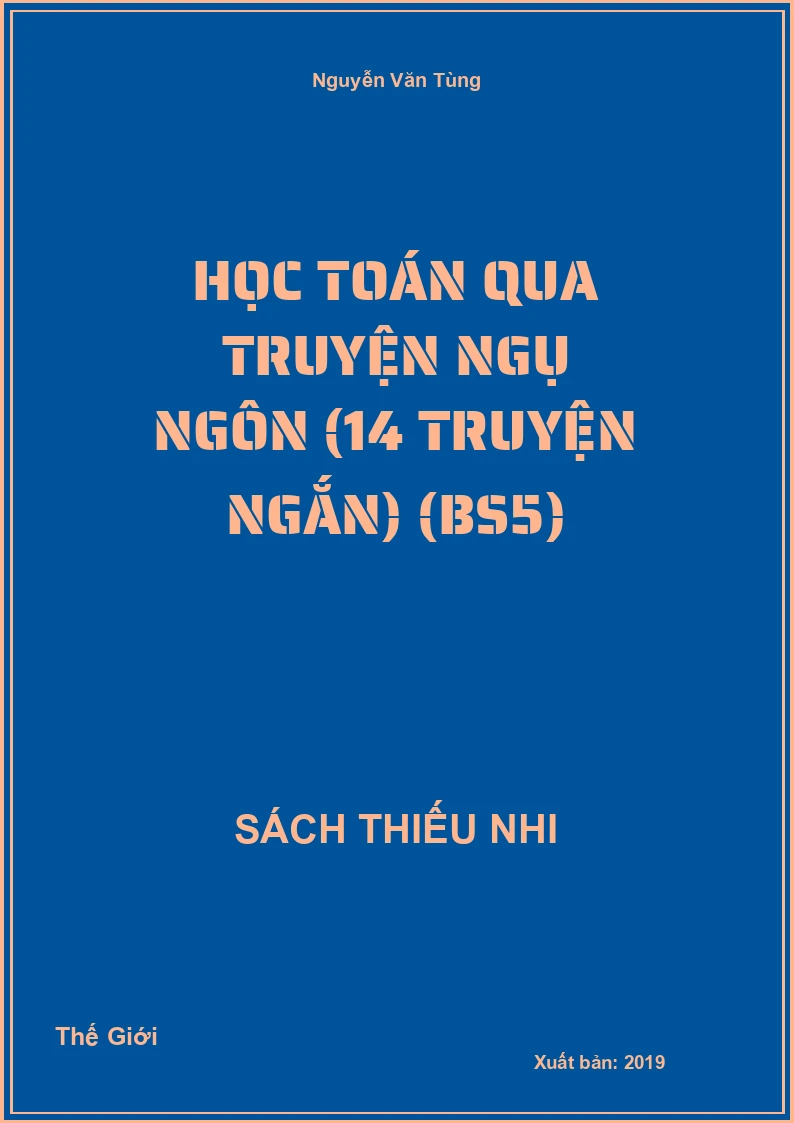 Học toán qua truyện ngụ ngôn (14 truyện ngắn) (BS5)