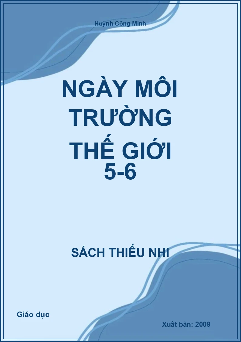 Ngày môi trường thế giới 5-6
