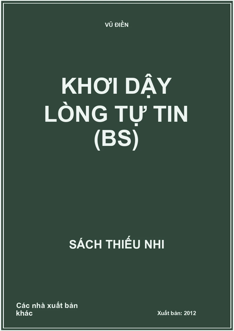 Khơi dậy lòng tự tin (BS)