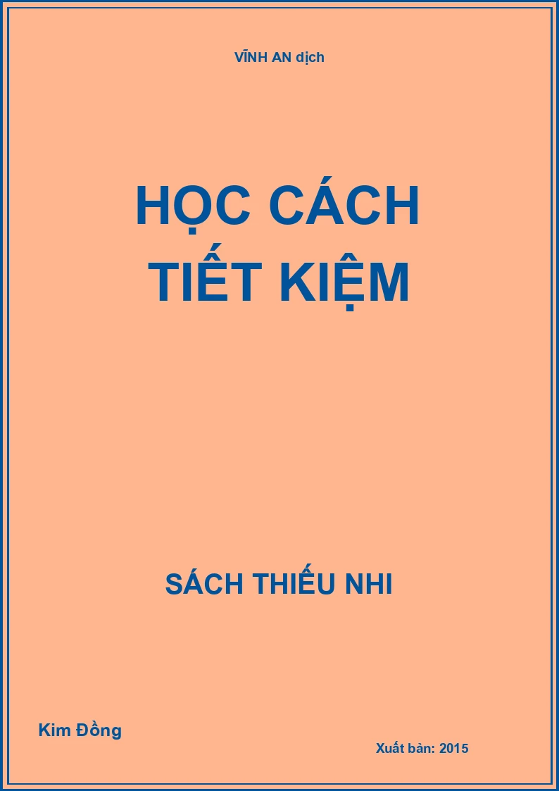 Học cách tiết kiệm