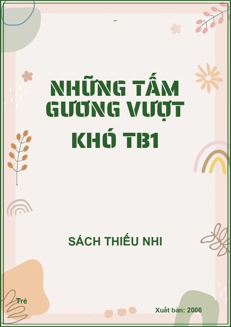 Những tấm gương vượt khó