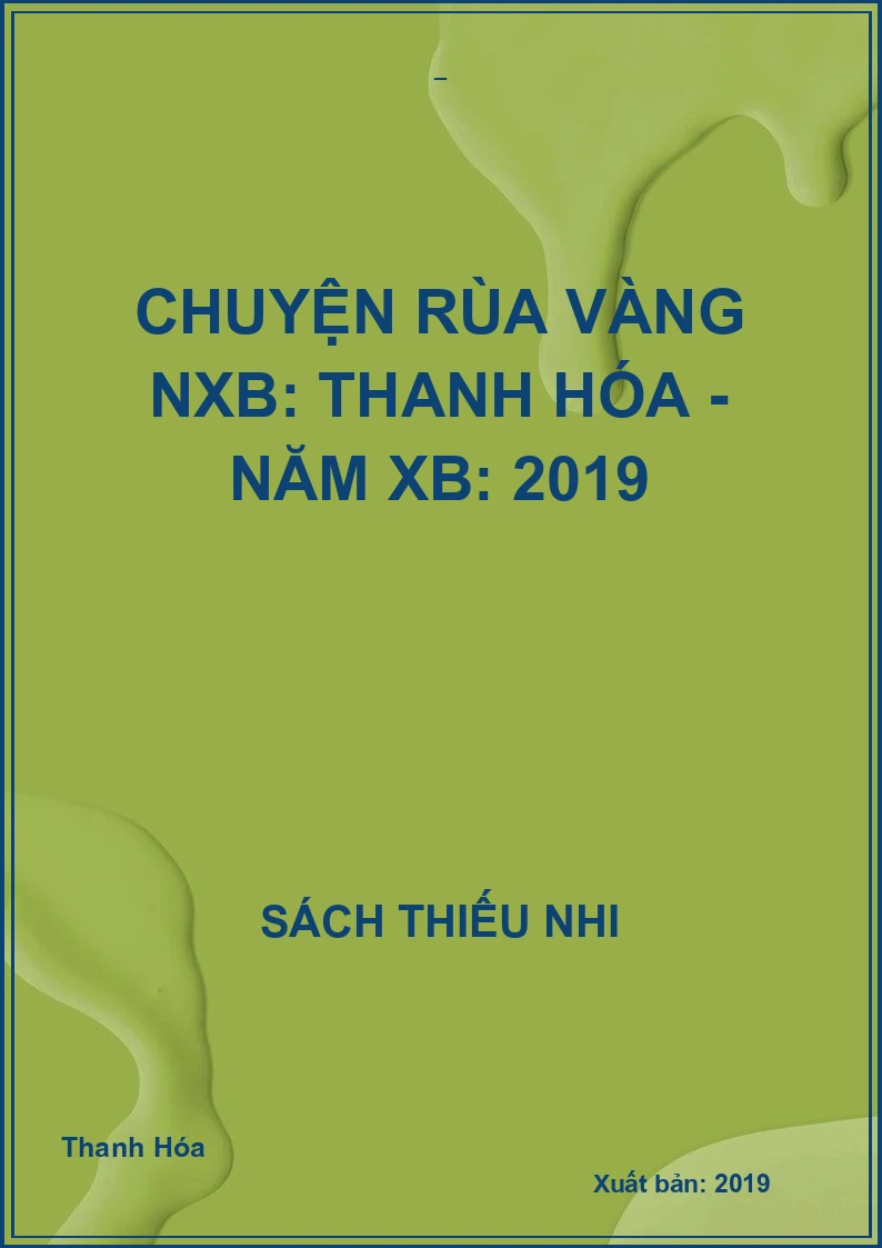 Chuyện rùa vàng