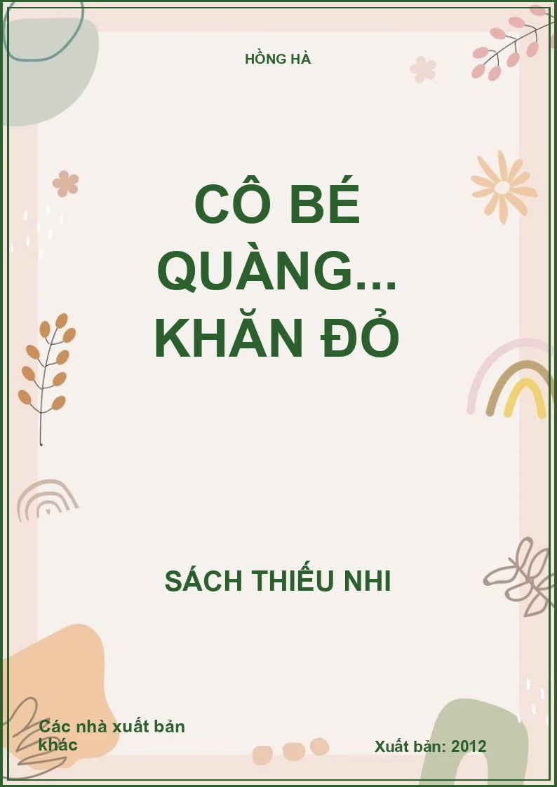 Cô Bé Quàng Khăn Đỏ