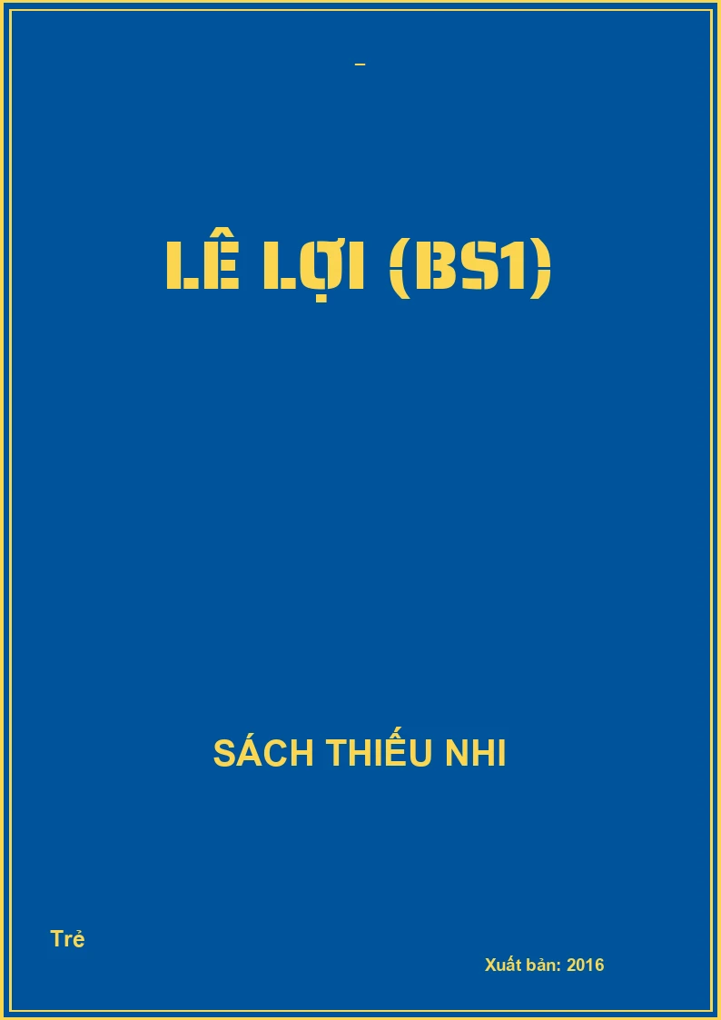 Lê lợi (BS1)