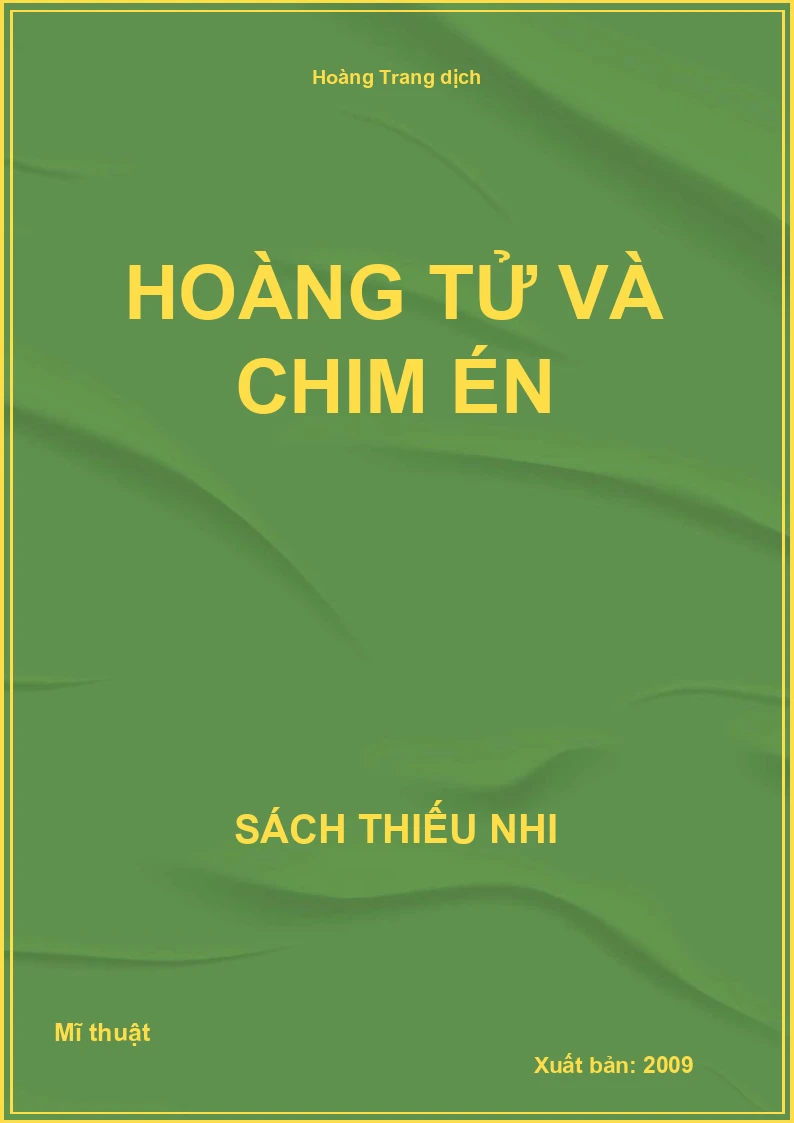Hoàng tử và chim én