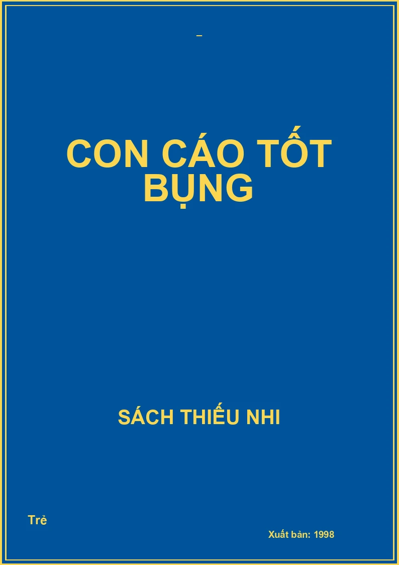 Con cáo tốt bụng