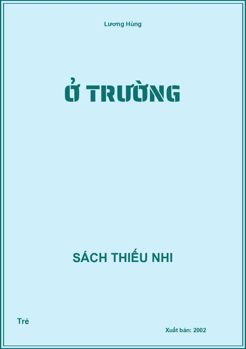 Ở trường