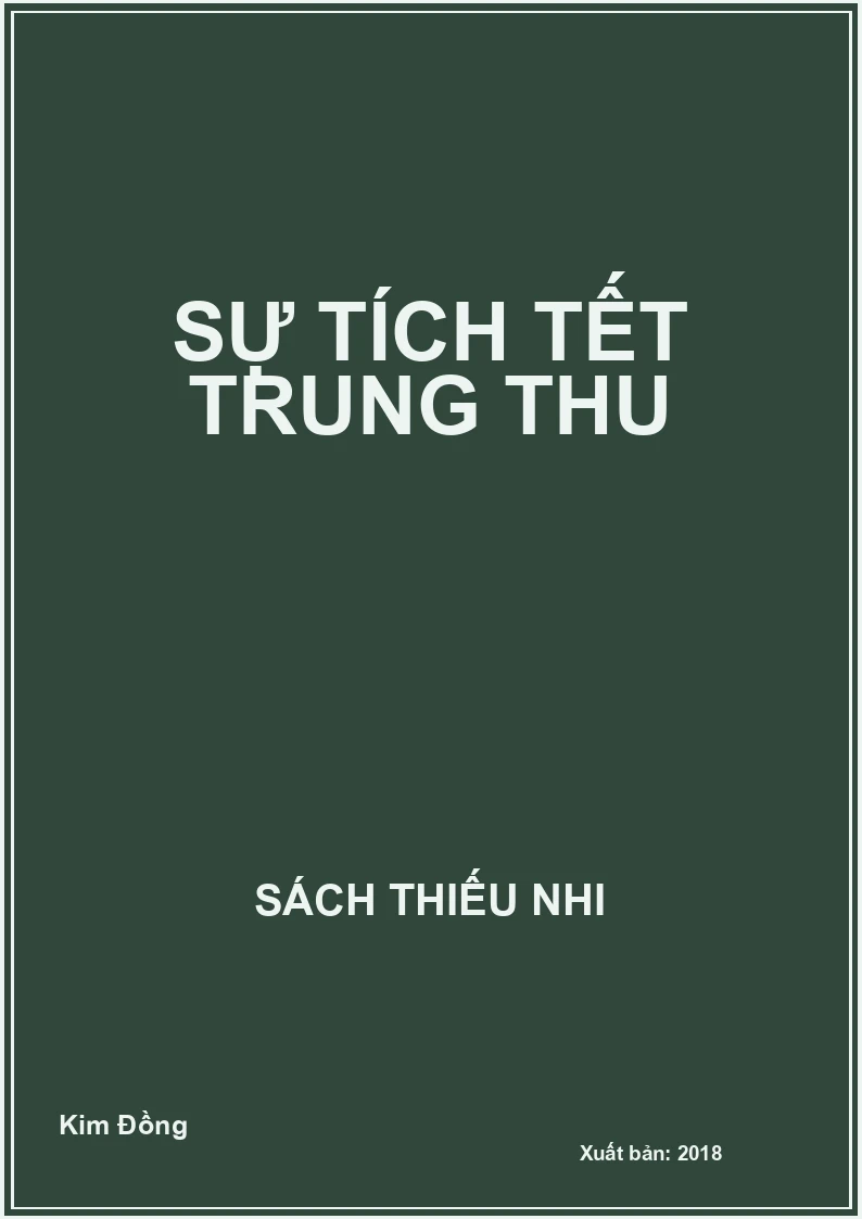 Sự tích Tết trung thu