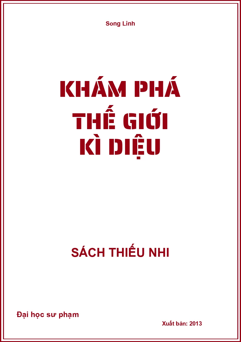 Khám phá thế giới kì diệu