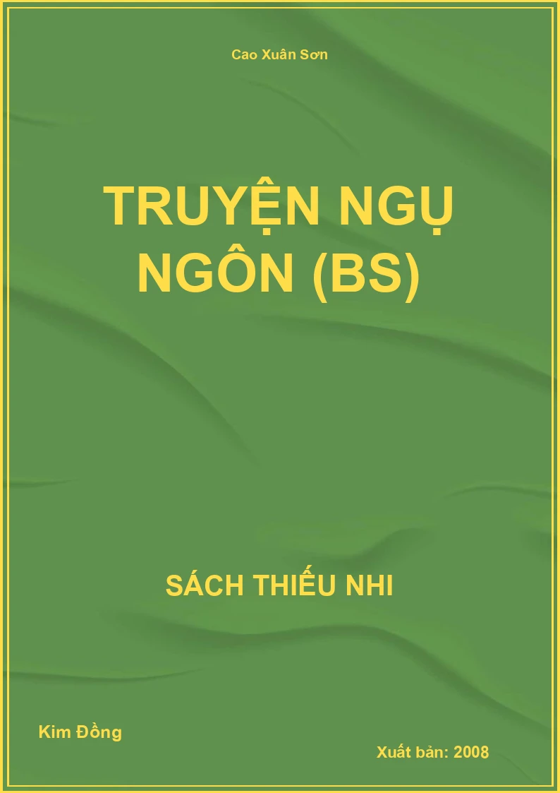 Truyện ngụ ngôn (BS)