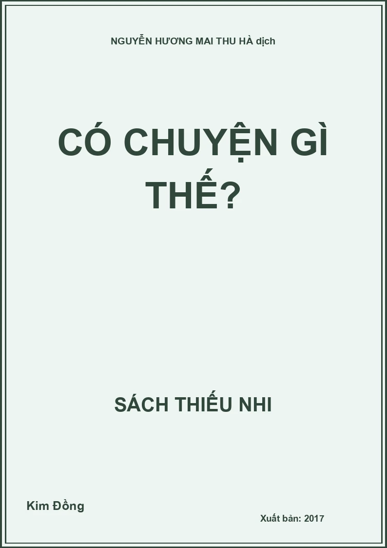 Có chuyện gì thế?