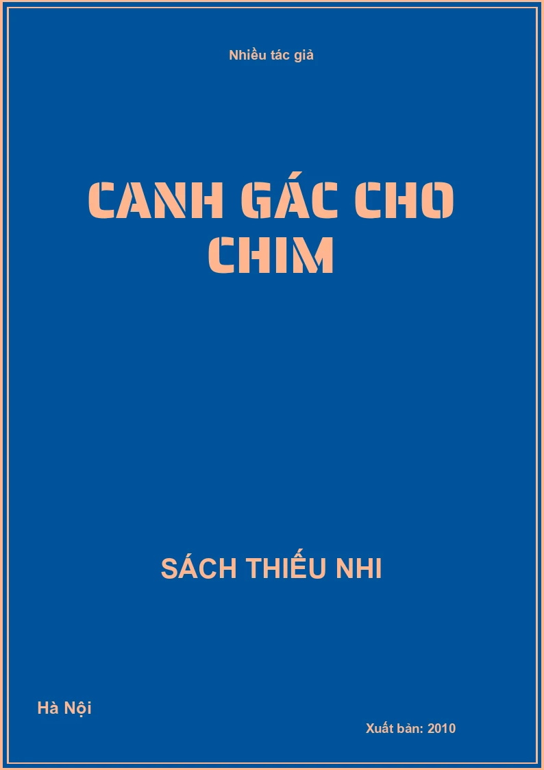 Canh gác cho chim