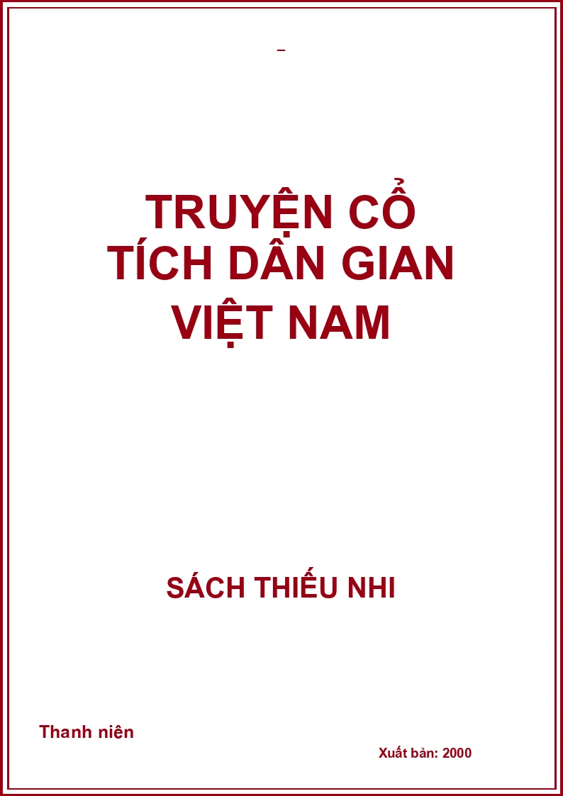 Truyện cổ tích dân gian Việt Nam