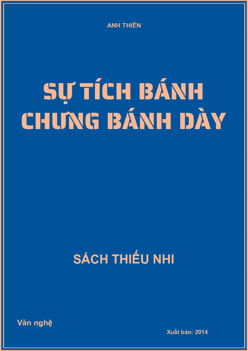 Sự tích bánh chưng bánh dày