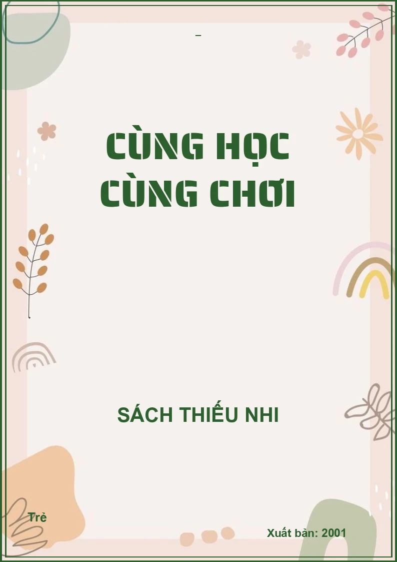 Cùng học cùng chơi