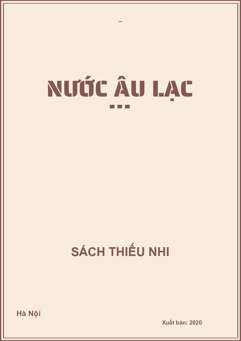 Nước Âu Lạc ...