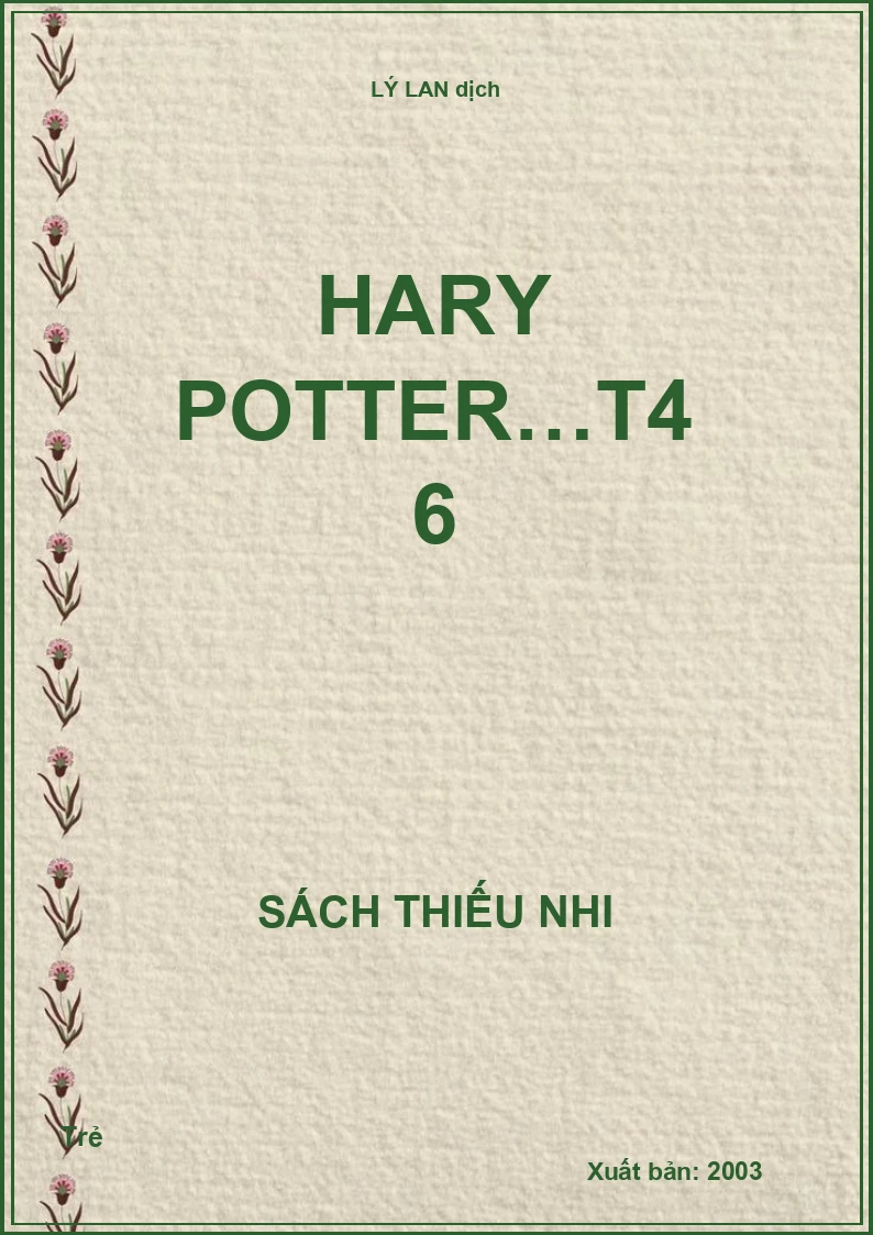 Harry Potter - Tập 46