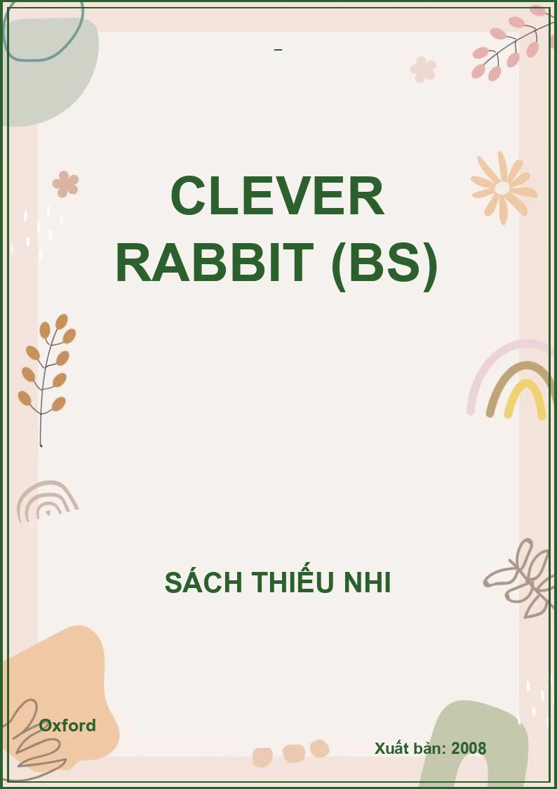 Clever rabbit (BS)