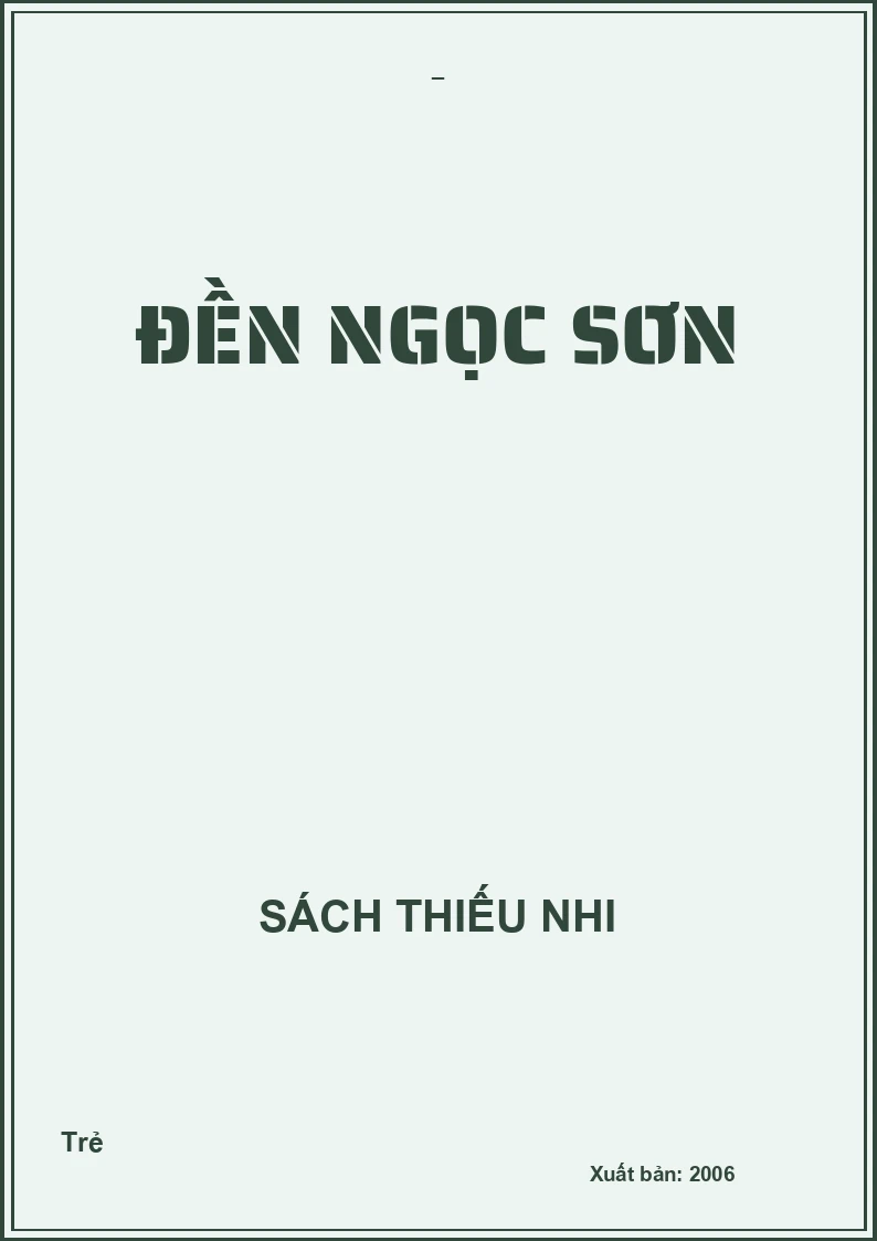 Đền Ngọc Sơn