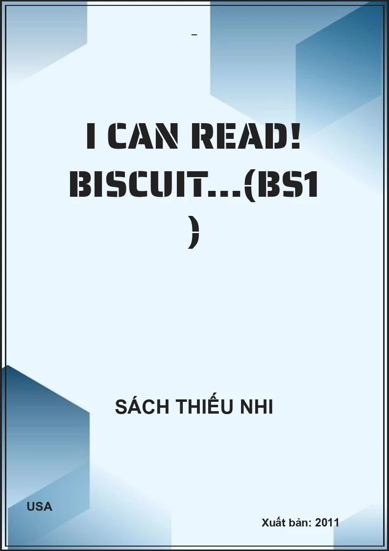 I CAN READ! Biscuit...(BS1)
