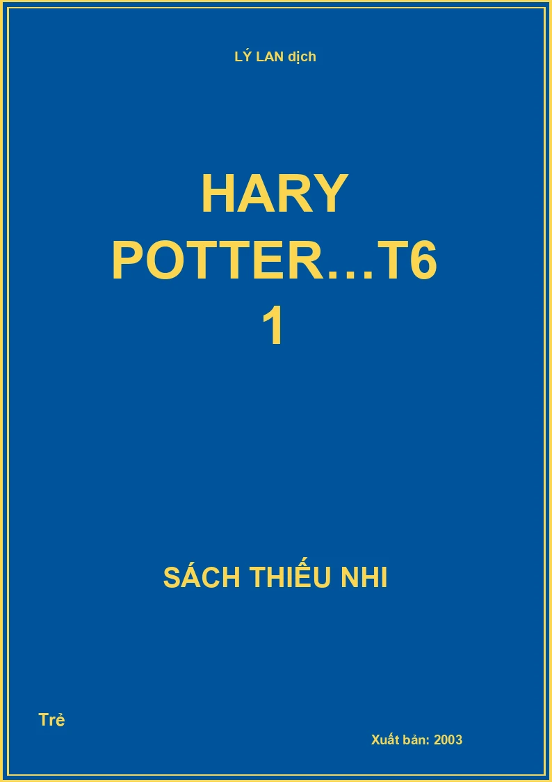 Harry Potter - Tập 61