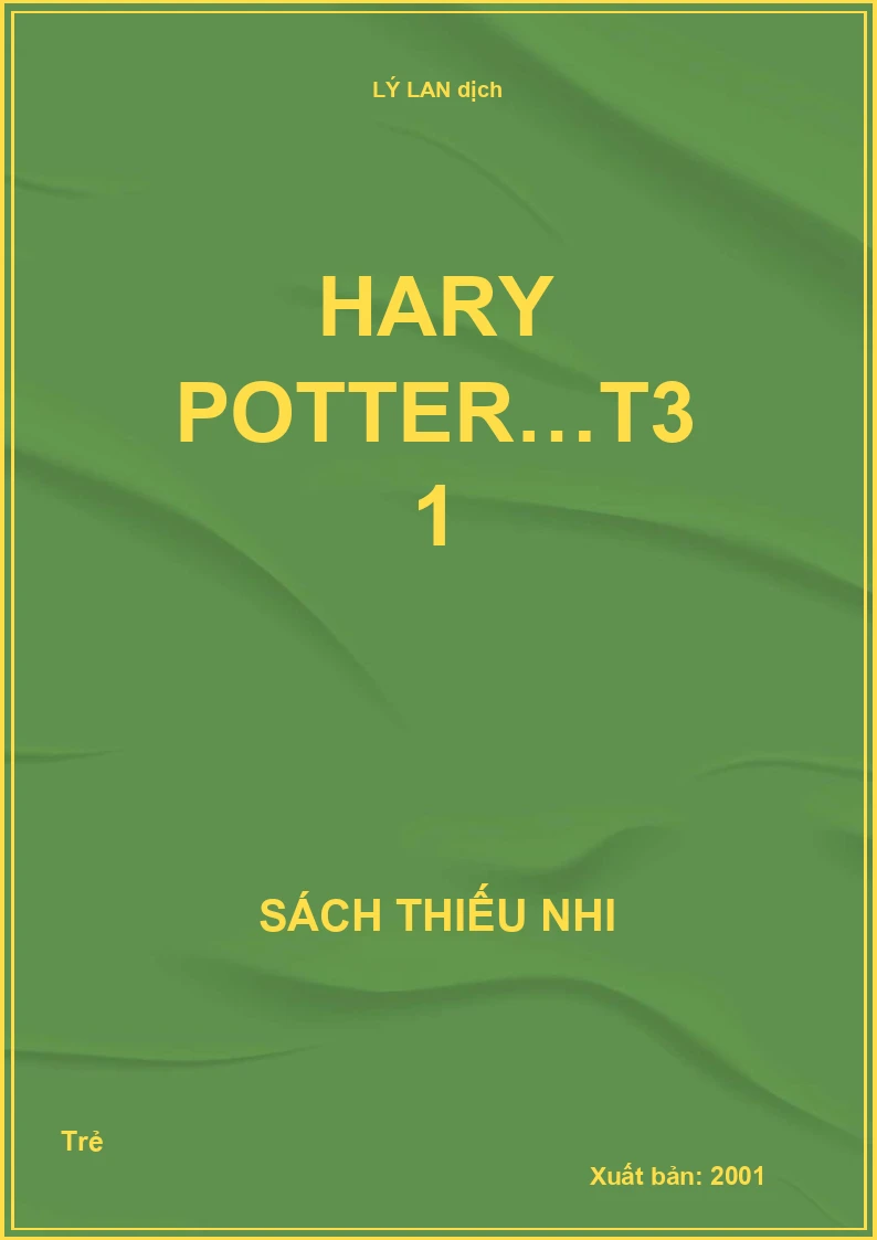 Harry Potter - Tập 31