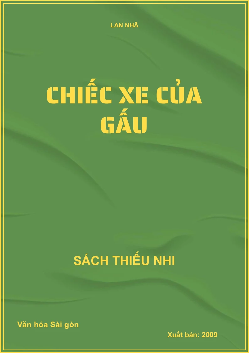 Chiếc xe của gấu