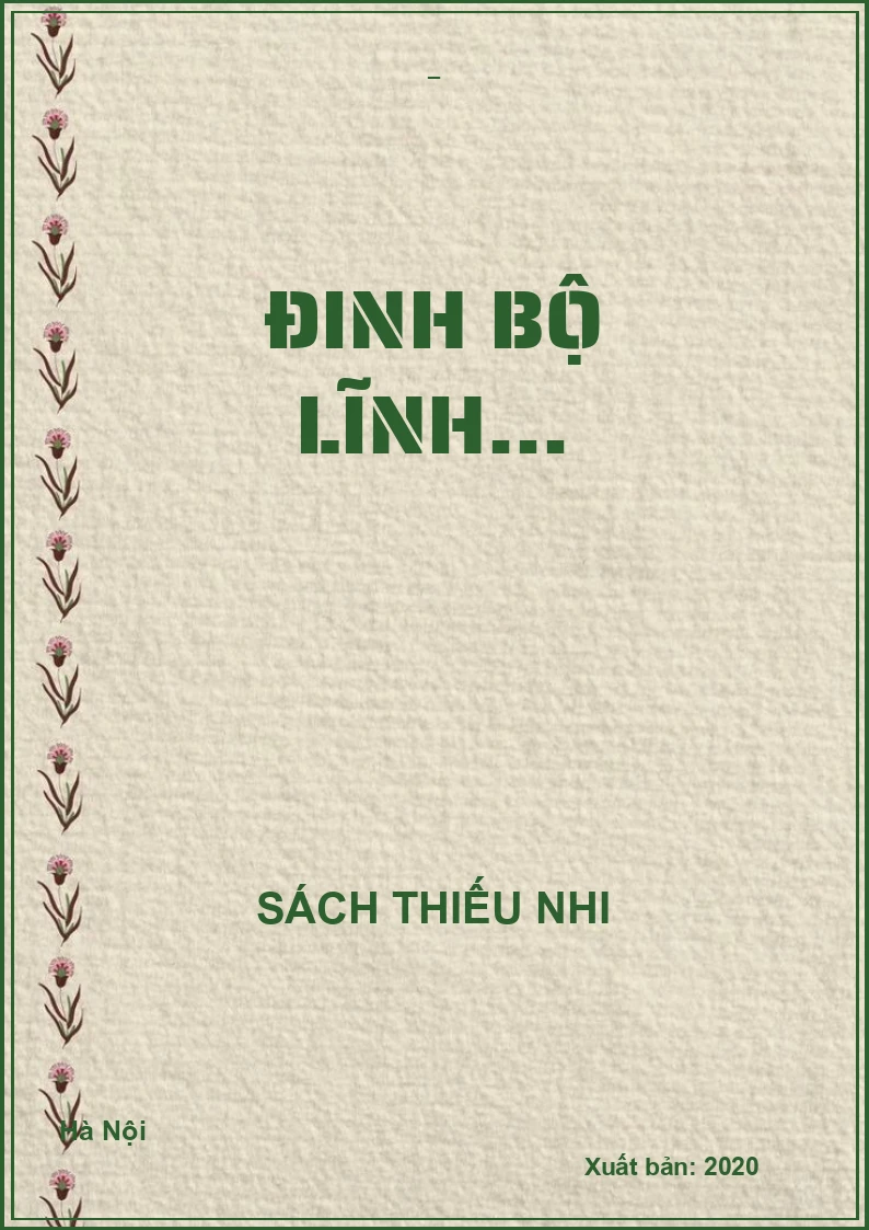 Đinh bộ Lĩnh...
