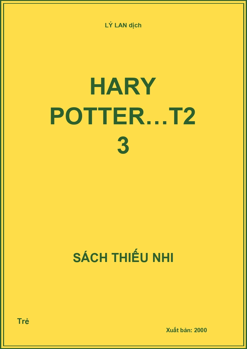 Harry Potter - Tập 23