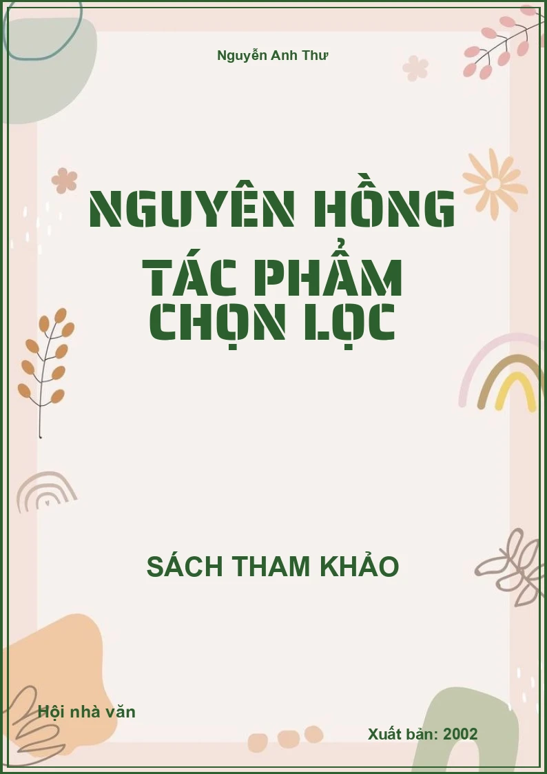 Nguyên Hồng tác phẩm chọn lọc