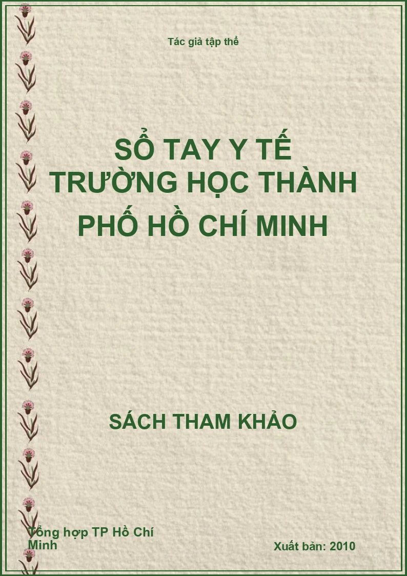 Sổ tay y tế trường học Thành Phố Hồ Chí Minh