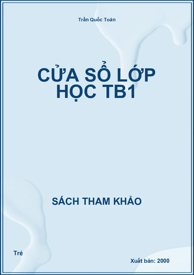 Cửa sổ lớp học TB1