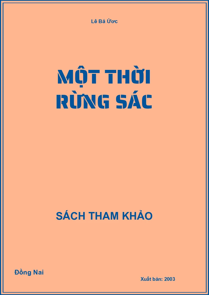 Một thời rừng Sác