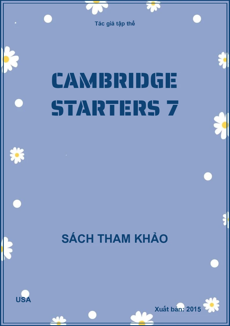 Cambridge Starters 7