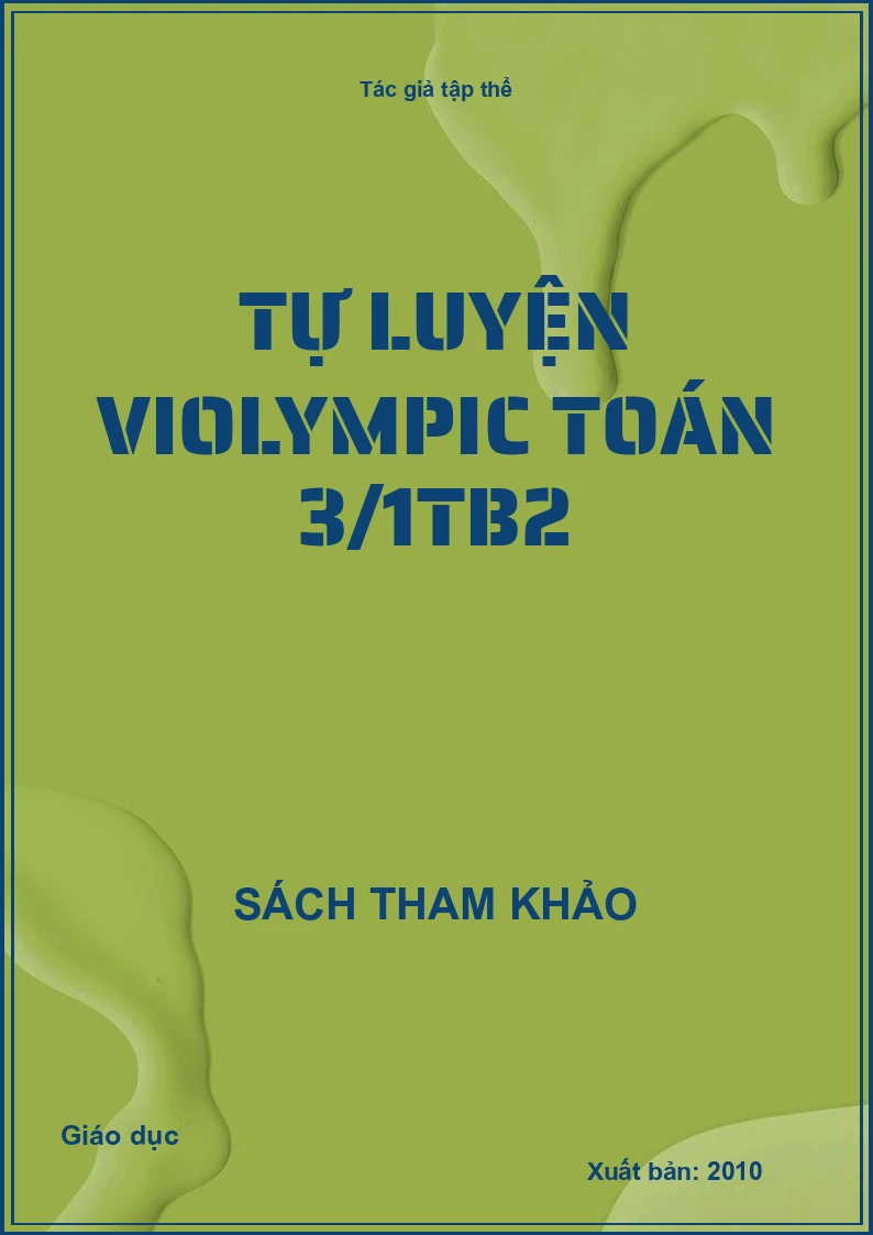 Tự luyện violympic toán 3/1TB2