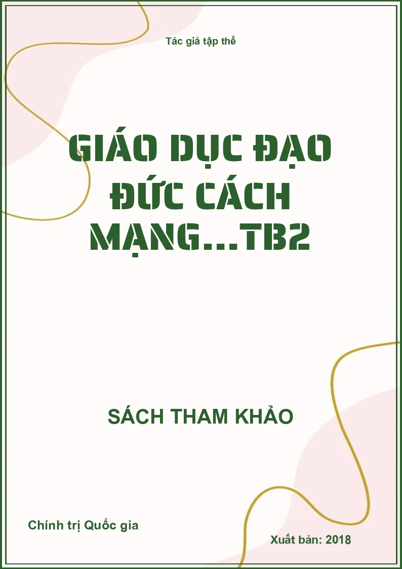 Giáo dục đạo đức Cách mạng…TB2