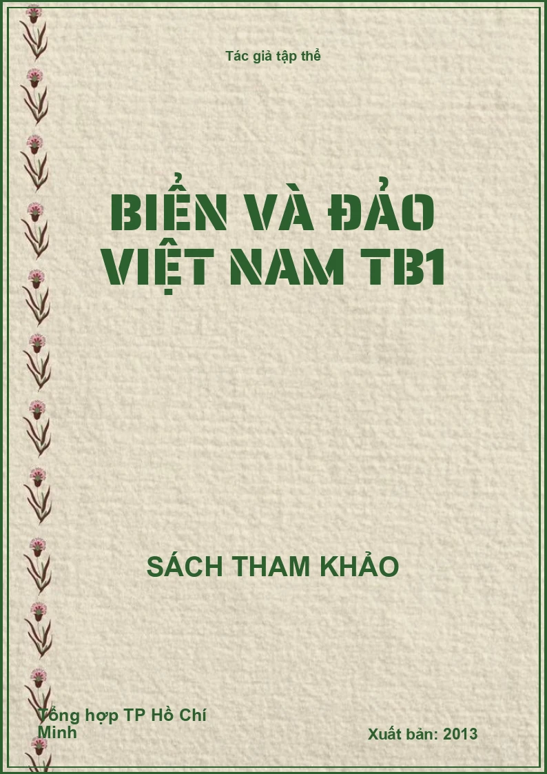 Biển và đảo Việt nam TB1