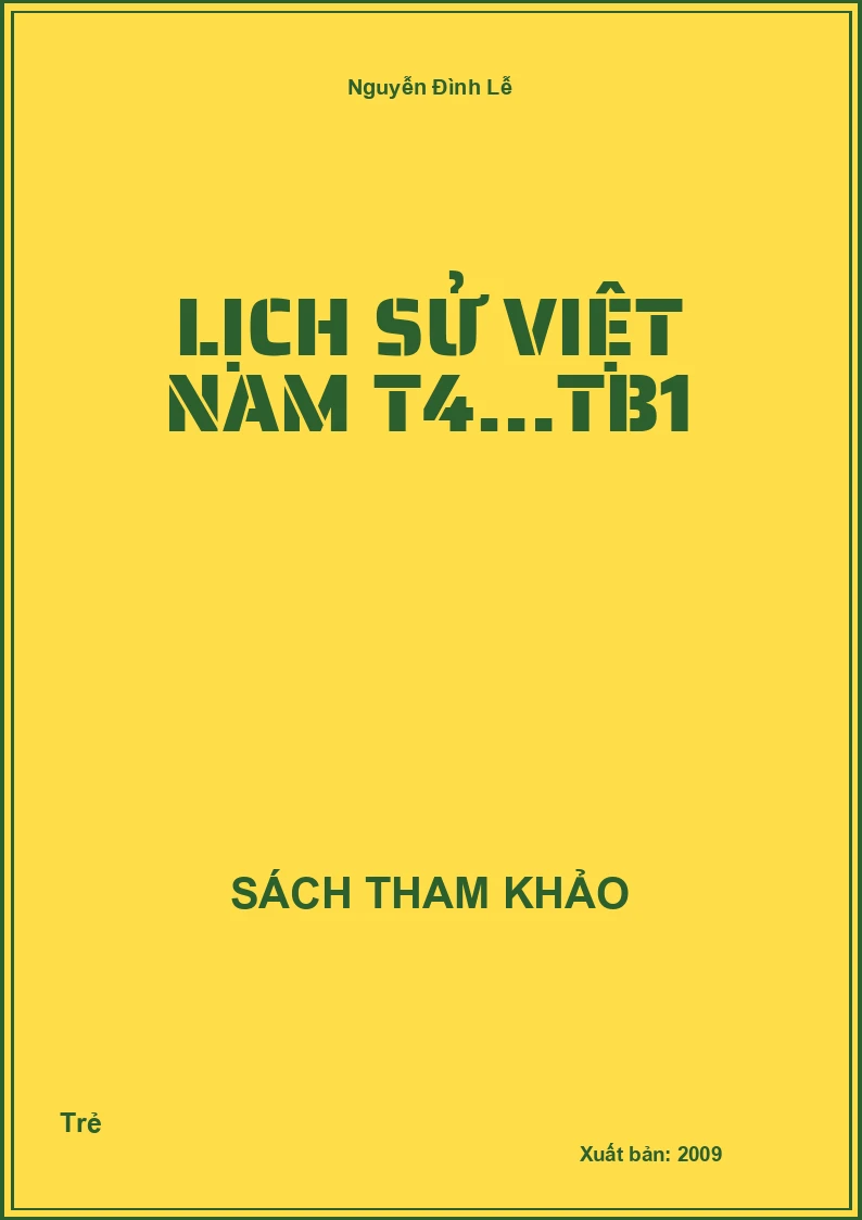 Lịch sử Việt Nam T4…tb1